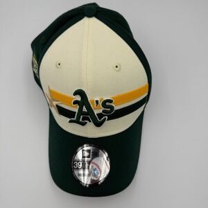 Oakland Athletics A's New Era 39Thirty M/L Hat 2023‎ All Star Game Green NWT